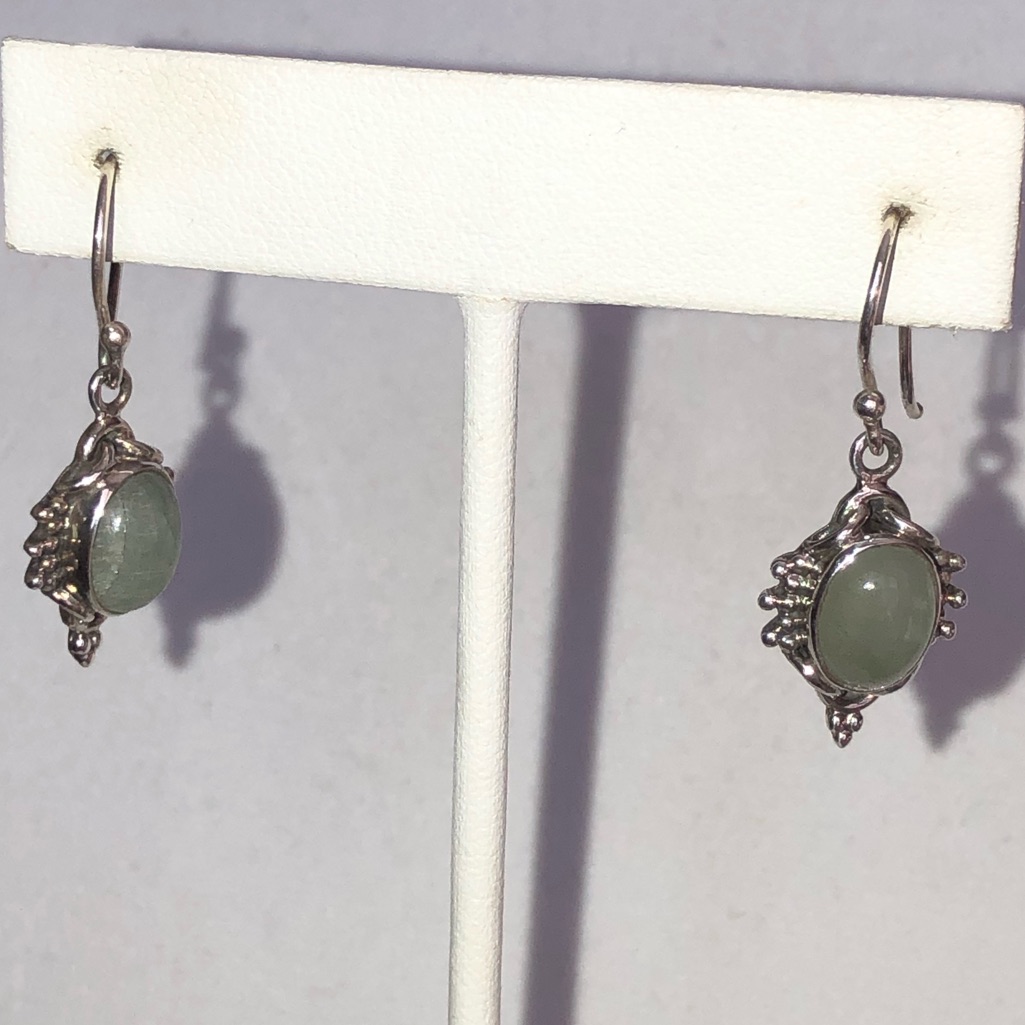 Artisan Crafted Aquamarine Gemstones 498 Cts In Sterling Earrings 26$